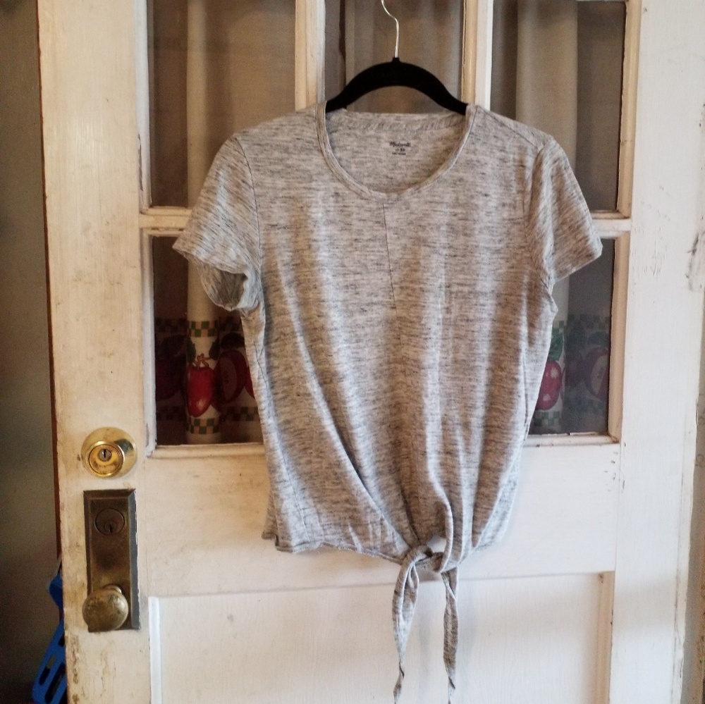 Madewell modern tie t-shirt - Picture 1 of 4